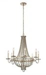 Kichler 43812 Sgd Lighting Birkdale 8-LIGHT Sterling Gold Chandelier. Fixed Price $530.10.