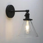 Phansthy Black Industrial Wall Sconce Light Single Lamp 7.3 Inches. Fixed Price $111.69.