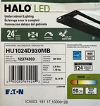 Halo HU1024D930MB Led Under Cabinet Counter Lighting 24" Matte Black 3000K. Fixed Price $34.99.