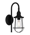 Dsi DS19522Z 1-LIGHT Matte Black Wall Sconce With Open Metal Cage Shade. Fixed Price $39.99.