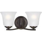 Sea Gull Emmons Light 15 Inch Bath Vanity, Heirloom Bronze, 4439002-782. Fixed Price $47.97.