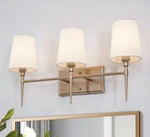 Lnc Modern Gold Bathroom Vanity 23 In. 3-LIGHT Mid-century. Fixed Price $69.34.
