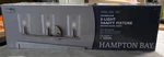 Hampton Bay Champlain 3 Light Brushed Nickel Vanity Fixture. Fixed Price $41.30.