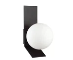 Dainolite Valemont 1-LIGHT Matte Black Wall Sconce With Opal White Glass. Fixed Price $55.24.