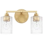 Capital Milan 9" High Gold 2-LIGHT Wall Sconce. Fixed Price $47.24.