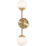 Afx Inc. PRLS0418L30D1SB Pearl Wall Sconce Satin Brass. Fixed Price $89.60.