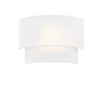 Justice Design Group FAB-5770 10" Tall Wall Sconce White. Fixed Price $39.99.