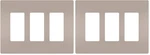 Legrand Pass & Seymour Radiant Rocker Switch Wall Plate 3 Gang Brushed Nickel. Fixed Price $49.85.