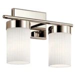 Ciona 2 Light Bath Vanity Art Deco STYLE-10 Inches Tall And 14.5. Fixed Price $299.99.