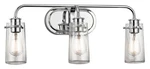 Kichler 45459CH Braelyn 3-LIGHTBATH Vanity In Chrome. Fixed Price $259.99.