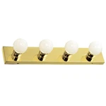 4 Polished Brass Vanity Fixture Contemporary Bathroom Lighting. Fixed Price $59.29.
