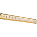 Wall Sconce Gold Modern Crystal Led Bathroom Vanity Hallway Light Fixture 35". Fixed Price $424.88.