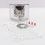 Elegant 2113W8C/RC Finley Wall Sconce 8" Chrome Tone W/ Crystals 1-LIGHT G9. Fixed Price $75.99.