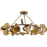6 Light Flush Mount Modern STYLE-14.5 Inches Tall And 28 Wide-gold. Fixed Price $374.95.