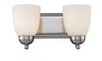 Trans Globe Lighting 3502-1 Clayton 14"W Bathroom Vanity Nickel. Fixed Price $38.25.