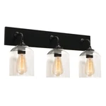 Afx WMMV2411MB William 3 Light 24"W Vanity - Black. Fixed Price $126.40.