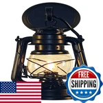 Muskoka Lifestyle Products Black Rustic Wall Sconce Lantern Farmhouse. Fixed Price $104.58.