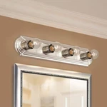 24IN. Light Vanity Fixture Bath Bar Brushed Nickel Finish No Bulbs New Box. Fixed Price $32.12.