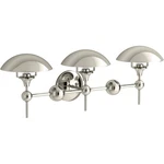 Kohler Vorleigh 32IN 3-LIGHT Adjustable Dome Vanity Silver Fixture. Fixed Price $752.36.