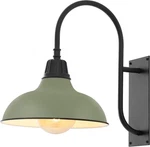 Jonathan Y 12.25" Matte Olive Green/black 1-LIGHT Farmhouse Gooseneck Wall. Fixed Price $134.00.