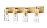Z-lite 3035-4V Fontaine Light 34"W Bathroom Vanity Brass. Fixed Price $351.40.