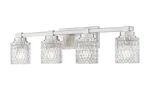 Z-lite 6101-4V Jacqueline Light 32"W Vanity Nickel. Fixed Price $254.00.