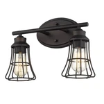 Acclaim Piers 2-LIGHT Vanity, Oil-rubbed Bronze IN41281ORB. Fixed Price $140.00.
