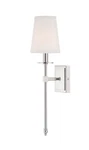 Savoy House Lighting Polished Nickel Single Wall Scone P/n: 9-302-1-109. Fixed Price $65.00.