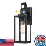 Pia Ricco Motion Sensor Outdoor Wall Lantern Dusk To Dawn Lighting Sconce. Fixed Price $87.48.