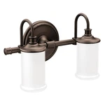 Moen YB6462ORB Oil Rubbed Bronze Two Globe Bath Light. Fixed Price $221.28.