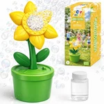 Daisy Bubble Machine With Led Lights And Music, Automatic Maker For Indoo. Fixed Price $41.99.