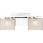 Quoizel WCP8602C Open Box Westcap Bathroom Vanity Light Polished Chrome. Fixed Price $125.00.