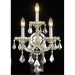 Elegant Lighting 2800W3GT-GT/RC Maria Theresa Wall Sconce Golden Teak. Fixed Price $326.00.