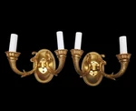 1 Beautiful Metropolitan Ornate Italian Style Brass Sconce Light (5 Available). Fixed Price $199.00.