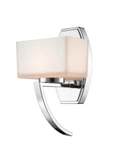 Z-lite 614-1SCH Cardine Light Chrome Wall Sconce Orig $141. Fixed Price $47.99.