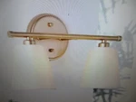 Uolfin Modern Gold Bathroom Vanity LIGHT,14.6 In. 2-LIGHT Farmhouse Wall Sconce. Fixed Price $47.96.