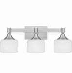 Quoizel LAD8624BN Bath Vanity 3 Light Brushed Nickel - Display Open Box. Fixed Price $120.00.