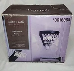 Allen + Roth Wall Sconce Eberline Oil Rubbed Bronze 9" X 5.5 9.3 Light Crystal. Fixed Price $38.95.