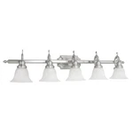 Livex Lighting French Regency Bath Brushed Nickel 1285-91. Fixed Price $579.96.