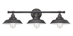 Westinghouse 63434 Iron Hill 3-LIGHT Vanity Wall Fixture Bronze. Fixed Price $44.99.