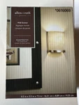 Allen + Roth Merrington Brushed Nickel Wall Sconce Light New Box. Fixed Price $29.00.