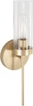 Austin Allen AA1016SF Riley Modern Clear Glass Wall Sconce. Fixed Price $47.24.