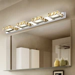 Stainless Steel 4-LIGHT Led Mirror Vanity Wall Warm White 62 5 11 Cm. Fixed Price $35.50.