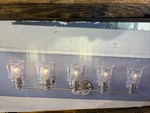 6477) Allen + Roth Winsbrell 5-LIGHT Vanity Bar Brushed Nickel B10115 38. Fixed Price $35.00.