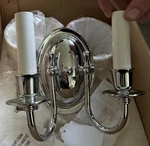 Waterworks 2 Light Wall Sconce. Fixed Price $350.00.