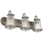 Designers Fountain Darby 3-LIGHT Bathroom Vanity Fixture Weathered Iron 87. Fixed Price $101.16.
