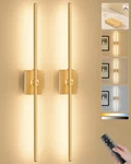 Battery Operated Wall Sconces Set Of 2, 10000MAH Wireless Rechargeable 3000-6000. Fixed Price $98.36.