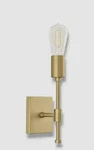 Linea Di Liara Gold Metal Berbella Single Light Wall Fixture Modern Sconce. Fixed Price $14.98.