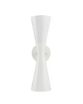 Gmgsrom 6 In. 2-LIGHT White Modern Wall Sconce W/ Up & Down Lights. Fixed Price $19.99.