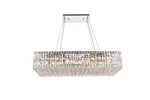 Elegant Lighting V2034D36/RC Maxime 16 18 Inch Chrome Dining Chandelier. Fixed Price $750.00.
